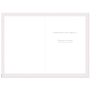 Forever Has a Nice Ring Wedding Card