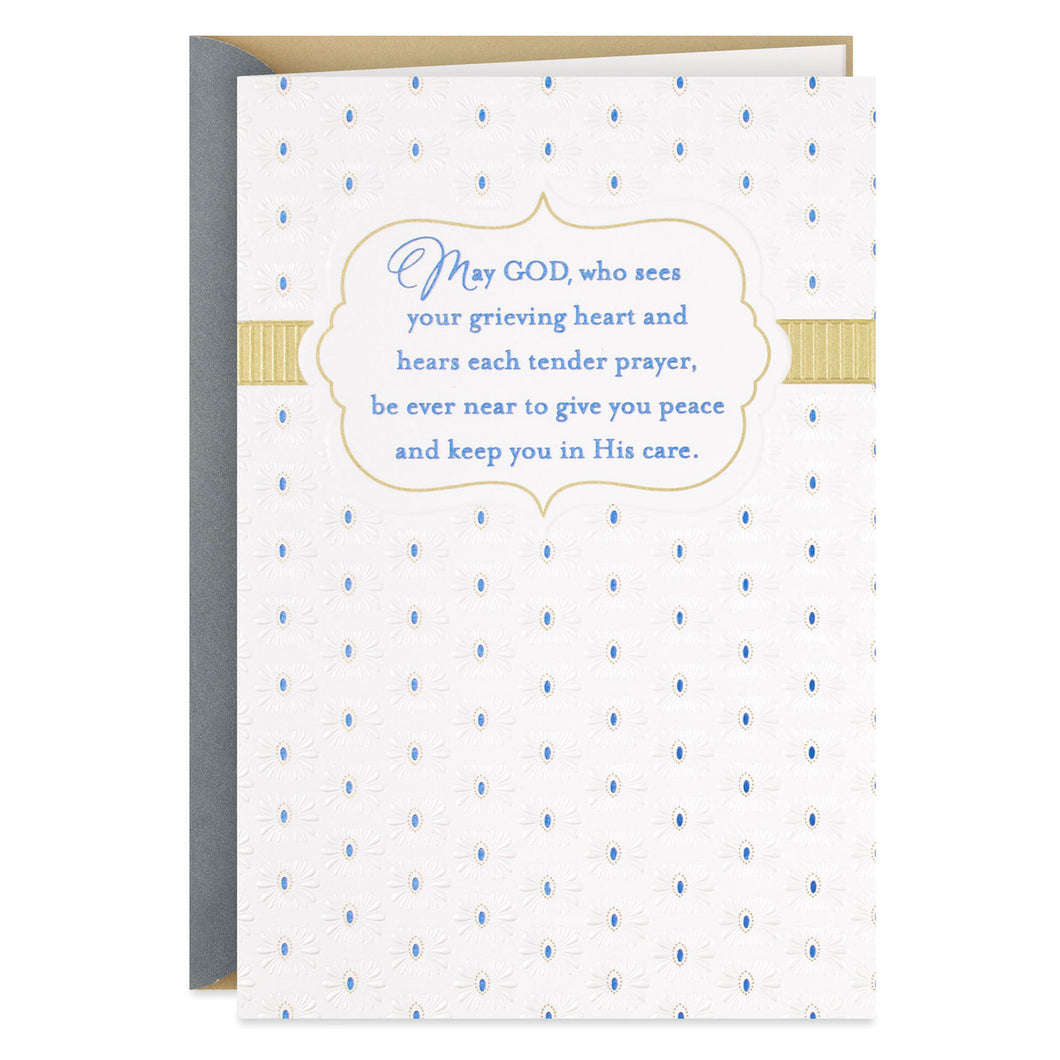 God Is Near Religious Sympathy Card