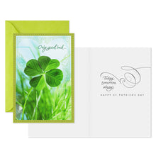 Load image into Gallery viewer, Four-Leaf Clover St. Patrick&#39;s Day Cards, Pack of 6
