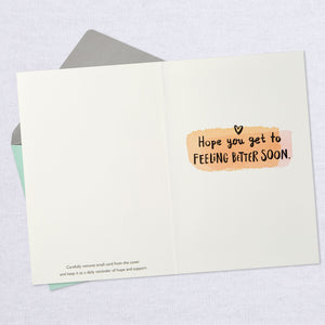 Brave, Brilliant and Resilient Get Well Card with Removable Keepsake