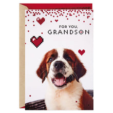 Load image into Gallery viewer, A World of Love Valentine's Day Card for Grandson
