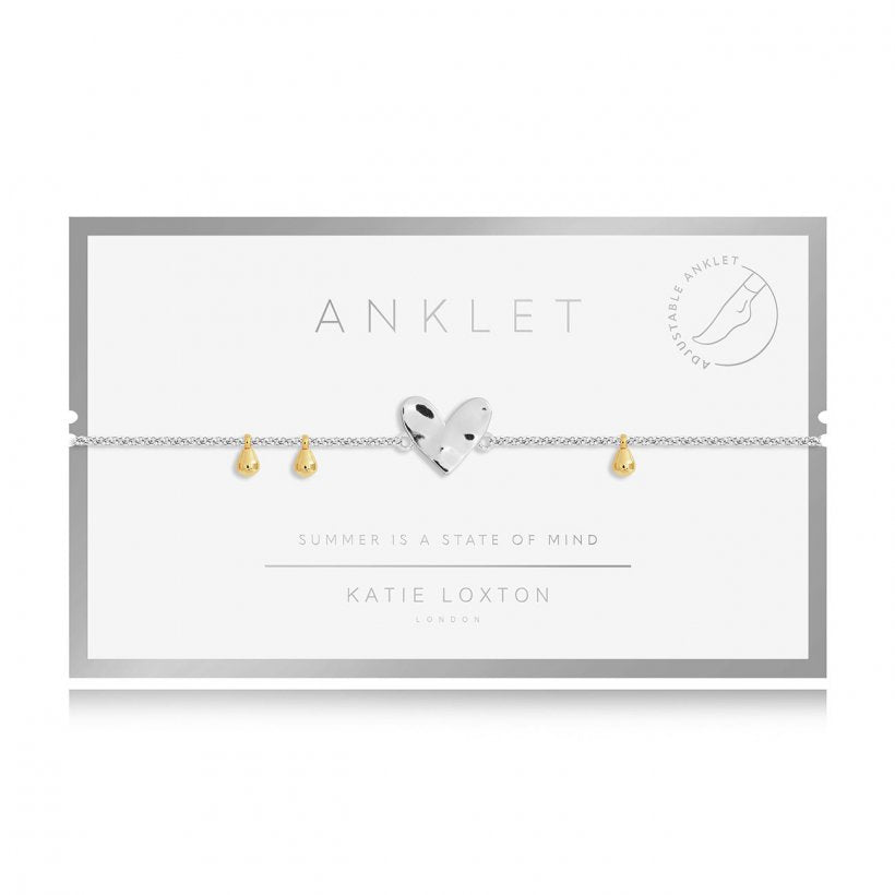 Anklet-Silver Heart