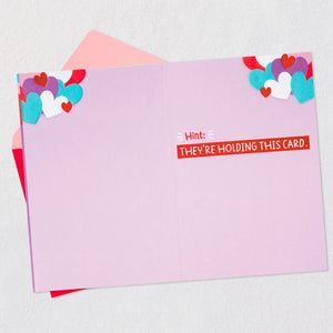 Hedgehog in a Top Hat Valentine's Day Card