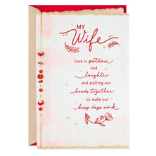 Load image into Gallery viewer, Grateful for the Love We Share Valentine's Day Card for Wife
