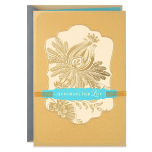 Her Influence Lives On Sympathy Card