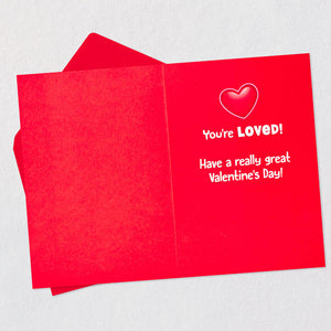 Emoji Faces Cute, Cool and Loved Valentine's Day Card