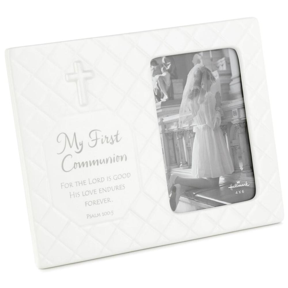 My First Communion Ceramic Picture Frame