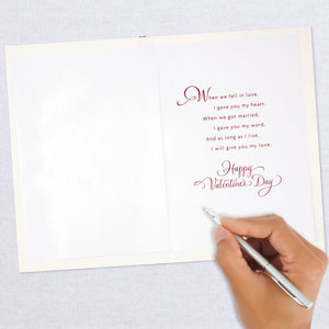 Love of My Life Valentine's Day Card for Wife