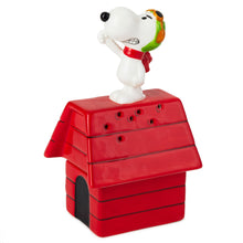 Load image into Gallery viewer, Peanuts® Flying Ace Snoopy Stacked Salt and Pepper Shakers, Set of 2
