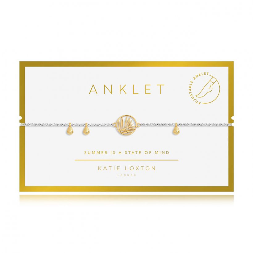 Anklet - Gold Palm