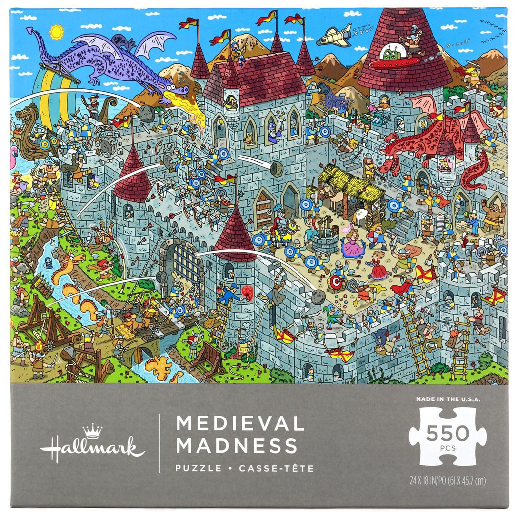Medieval Madness 550-Piece Puzzle