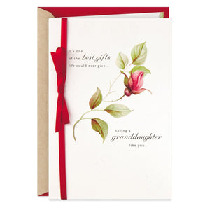 How Beautifully You've Bloomed Granddaughter Valentine's Day Card