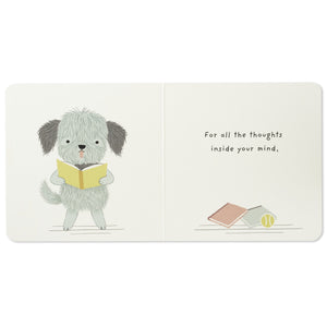 MopTops Shaggy Dog Stuffed Animal With You Make Me Proud Board Book