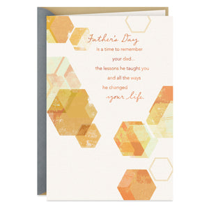 He'll Be With You Always Father's Day Card for Loss of Dad
