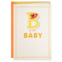 Load image into Gallery viewer, Sesame Street® Elmo B Is for Baby New Baby Card
