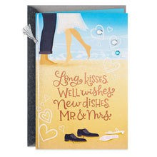 Load image into Gallery viewer, Long Kiss Well Wishes Wedding Card
