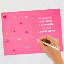 Load image into Gallery viewer, Unicorn on Pink Valentine's Day Card for Granddaughter

