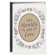 Load image into Gallery viewer, Two Hearts, One Love Money Holder Wedding
