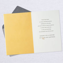 Load image into Gallery viewer, Silver and Gold Wedding Card for Son From Both

