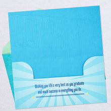 Load image into Gallery viewer, Wish You Success in Everything Money Holder Graduation Card
