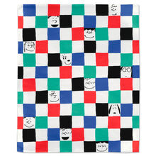 Load image into Gallery viewer, Peanuts® Gang Checkered Throw Blanket, 50x60
