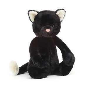 Bashful Black Kitten 12"