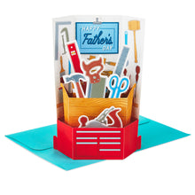 Load image into Gallery viewer, Great Dad Toolbox 3D Pop-Up Father&#39;s Day Card
