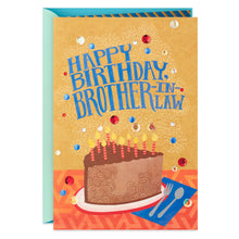 Load image into Gallery viewer, Cake and Candles Birthday Card for Brother-in-Law
