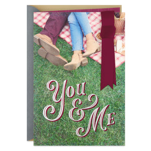 You & Me Anniversary Card for Wife