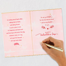 Load image into Gallery viewer, Grateful for the Love We Share Valentine's Day Card for Wife
